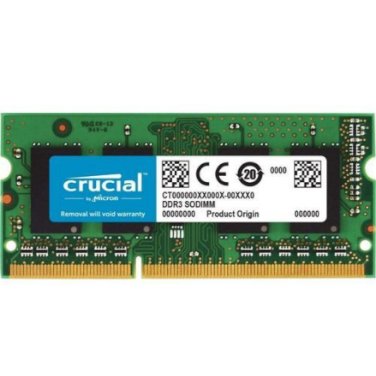 זיכרון למחשב נייד Crucial 16GB DDR3L 1600Mhz
CT204864BF160B