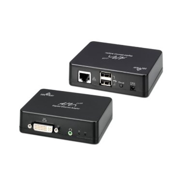 מרחיב תצוגה על גבי רשת DVI/USB/RJ-45