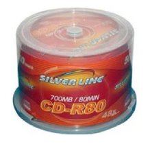 דיסקים לצריבה  Silver Line CD-R