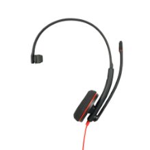   אוזניות חוטיות לאוזן אחת Poly Plantronics Blackwire C3210 USB-A