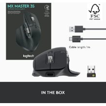 עכבר לוג׳יטק Logitech Dark Gray MX Master 3S