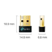מתאם בלוטות' TP-Link UB500 Bluetooth 5.0 Nano USB