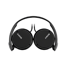 אוזניות מבית SONY דגם MDR ZX110AP צבע שחור חיבור PL 3.5mm
