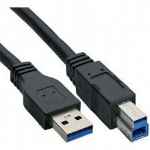 כבל USB3.0 A-B מדפסת באורך 1.8 מטר