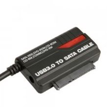 ממיר USB3.0 - SATA איכותי עם ספק כוח