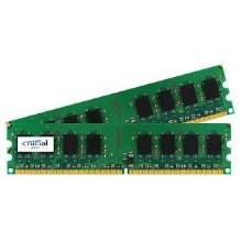 זיכרון לנייח Crucial DDR2 4GB 800Mhz Kit 2GB*2