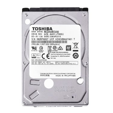 דיסק קשיח פנימי לנייד HDD Toshiba 2TB 5400rpm 8MB
MQ04ABD200